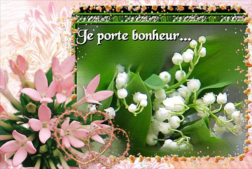 des fonds (fête du Muguet )pour vos créations