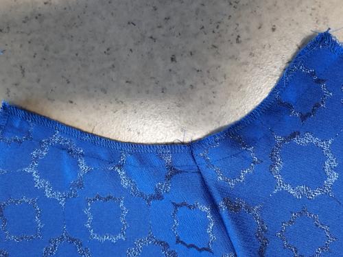 Robe mariage Assemblage et finitions