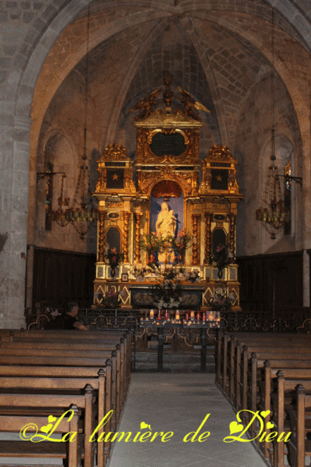 Moustiers Sainte Marie : La chapelle Notre-Dame de Beauvoir