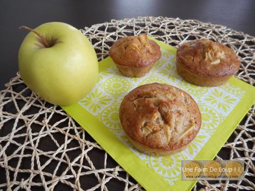 Muffins moelleux pomme / cannelle