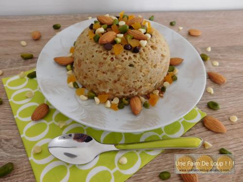 Bowl cake abricots, pistaches et amandes