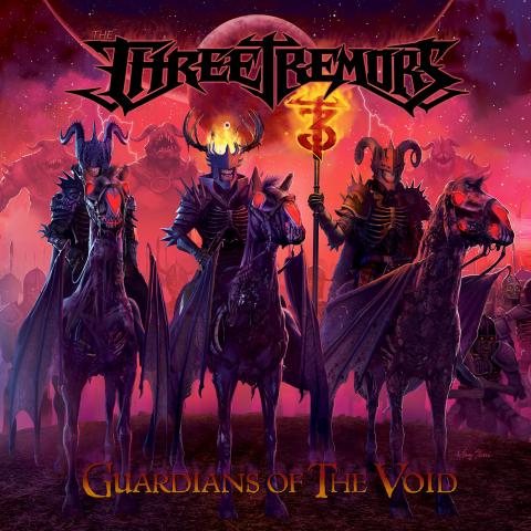 THE THREE TREMORS - Les détails du nouvel album Guardians Of The Void ; "Bone Breaker" Lyric Video