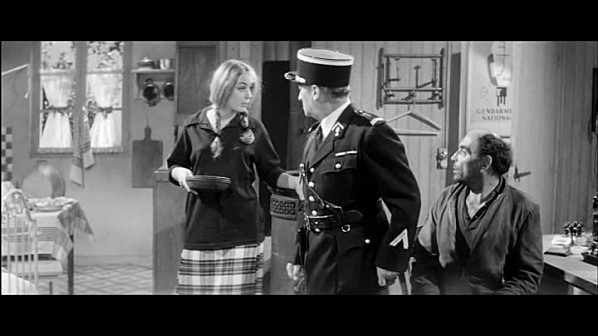 LOUIS DE FUNES - MICHEL GALABRU - LE GENDARME DE SAINT TROPEZ - 1964