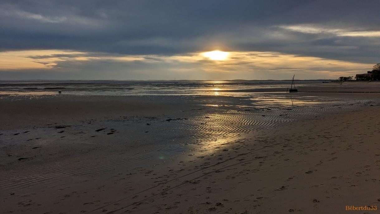 coucher de soleil à ...