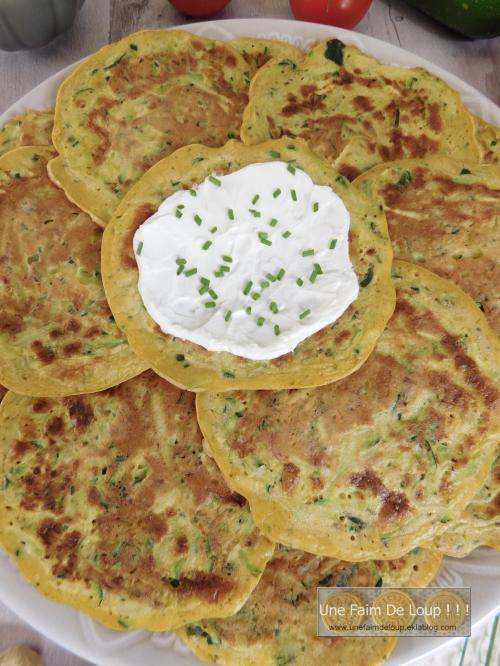 Pancakes à la courgette