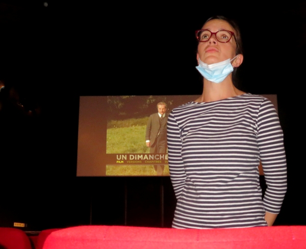 Lors de la soirée "Coup de Contes"  Frédérique Lanaure a  fait rêver les spectateurs avec ses contes pleins d'humour, de gaieté et parfois de suspense