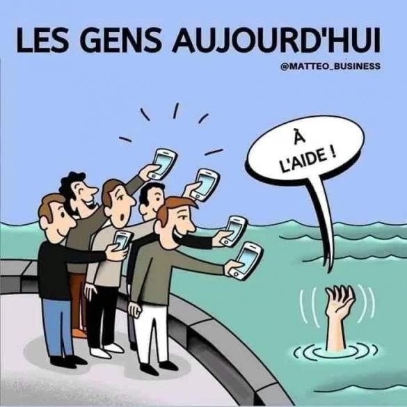 Les humoristes se moquent de l'addiction à Internet...