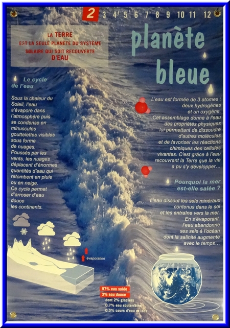 Une exposition sur l'eau à la Bibliothèque Municipale de Châtillon sur seine...