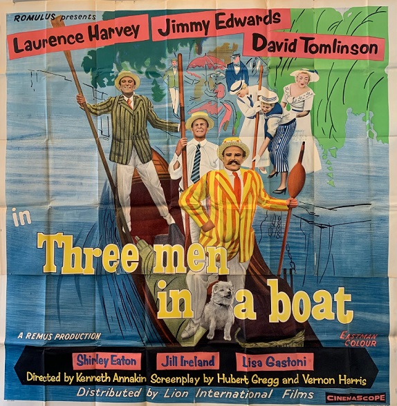 THREE MEN IN A BOAT BOX OFFICE USA 1957