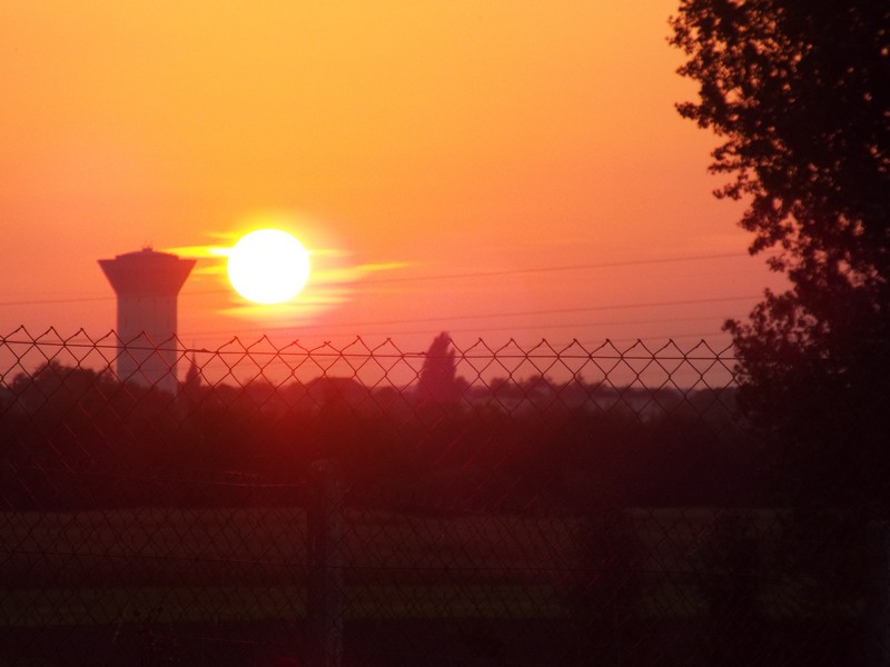 coucher de soleil ...