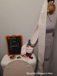 Le petit lutin qui fait des bêtises durant la période de l'avent