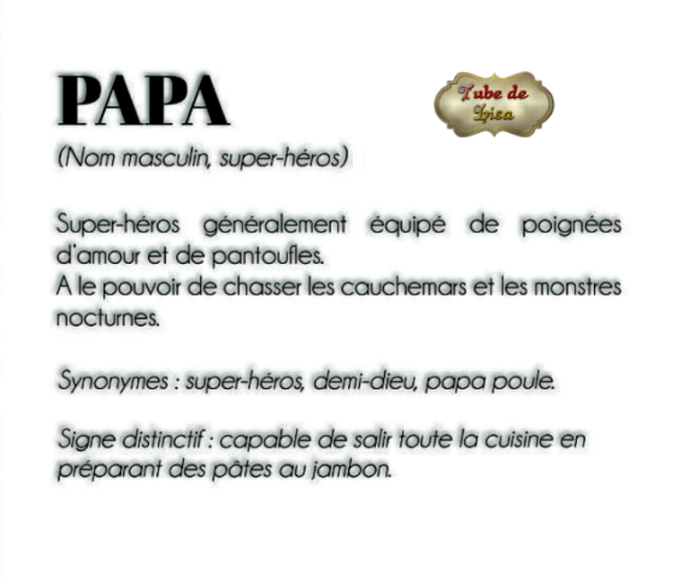 Word Art Fête des Pères 1