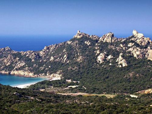 Roccapina : sa tour génoise et son lion (Corse)
