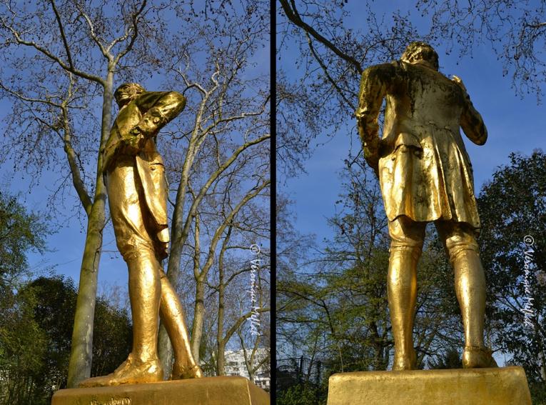 Les statues du parc Montsouris : Thomas Paine,  Citoyen du Monde