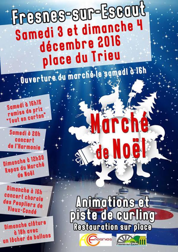 Marché de Noël à Fresnes-sur-Escaut