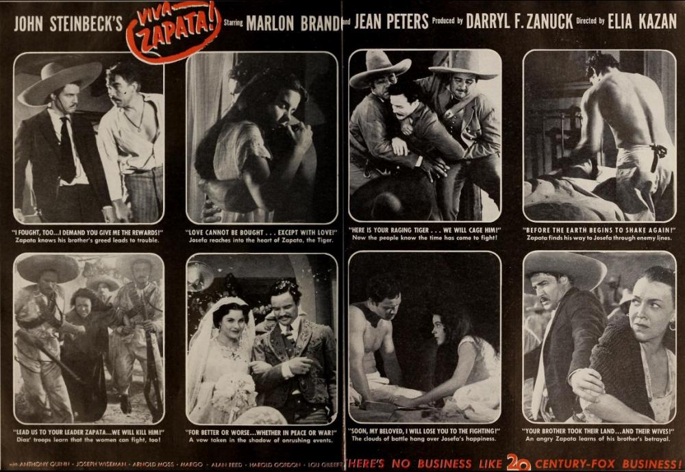 VIVA ZAPATA MARLON BRANDO BOX OFFICE USA 1952