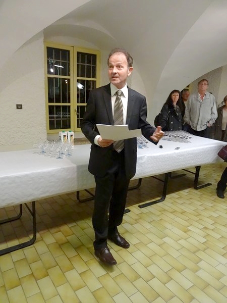 La remise des diplômes aux lauréats du concours des maisons fleuries 2013, à Châtillon sur Seine...
