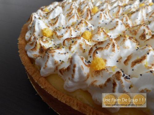 Tarte meringuée aux deux citrons