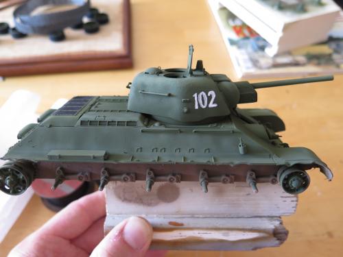 T34 à la peinture