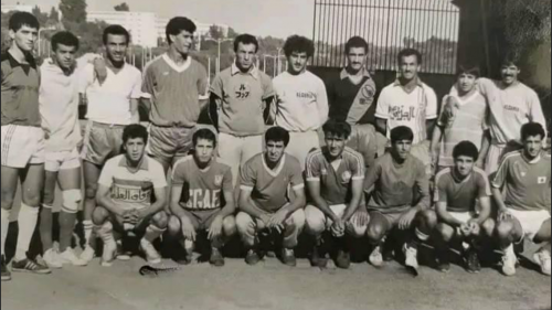BOUICHE Nasser  1986 avec l'équipe d'Algérie