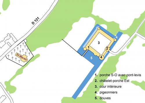 LES REMPARTS DE SAINT-MARTIN-LE-HEBERT (Manche)
