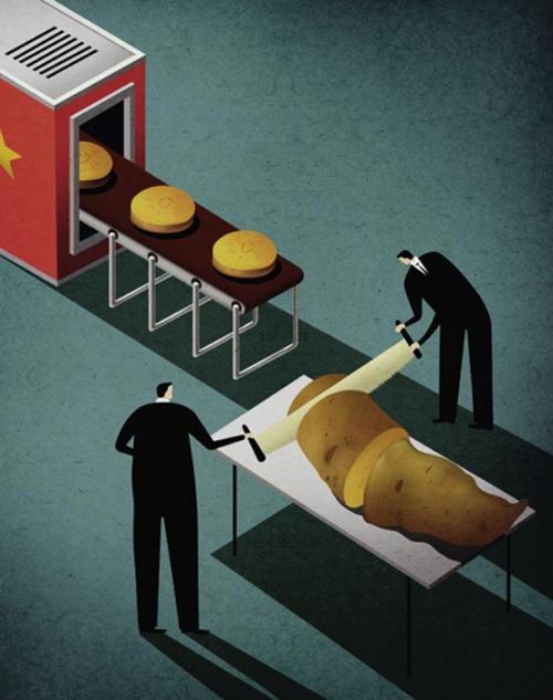 Illustrations satiriques de Kai Ti Hsu