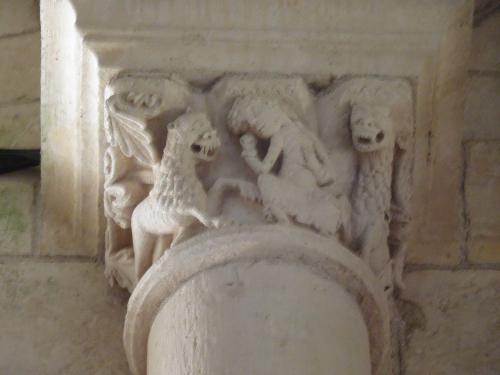 L'église de Gargilesse, les chapiteaux