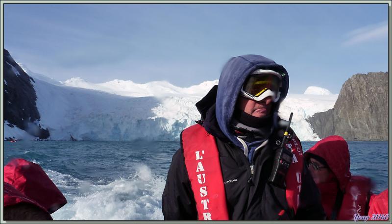 Wild Point et le glacier situé à l'ouest - Elephant Island - South Shetland Islands