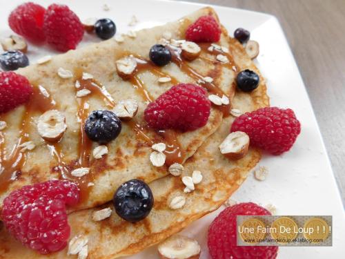Crêpes aux flocons d'avoine