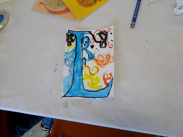 Une initiation à la calligraphie pour les enfants à la médiathèque de Laignes