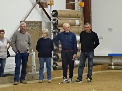 Résultats Concours Vétérans du 16 novembre 2017 au boulodrome