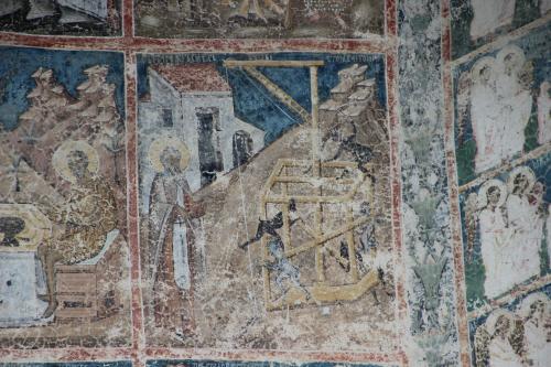 Le monastère du Voronet, 3 : la face nord, la face est et l'intérieur