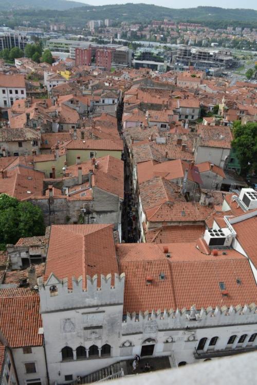 Vue de la Tour de la Ville à Koper
