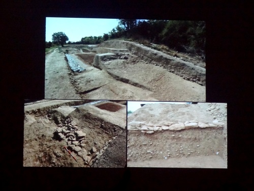 Communication sur les fouilles du Mont Lassois, par Bruno Chaume, président de la S.A.H.C