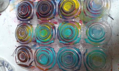 mes tampons et pochoirs fait maison