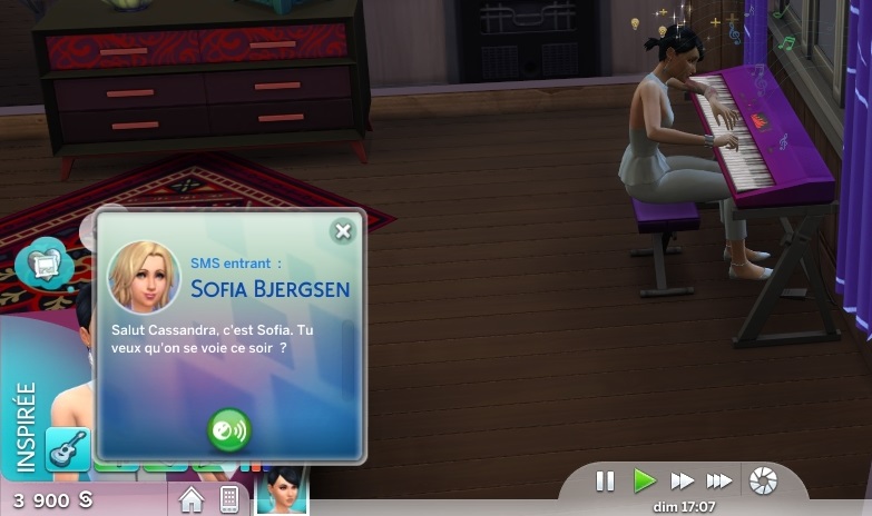 Semaine 2 - San Myshuno - Foyer Cassandra Gothik