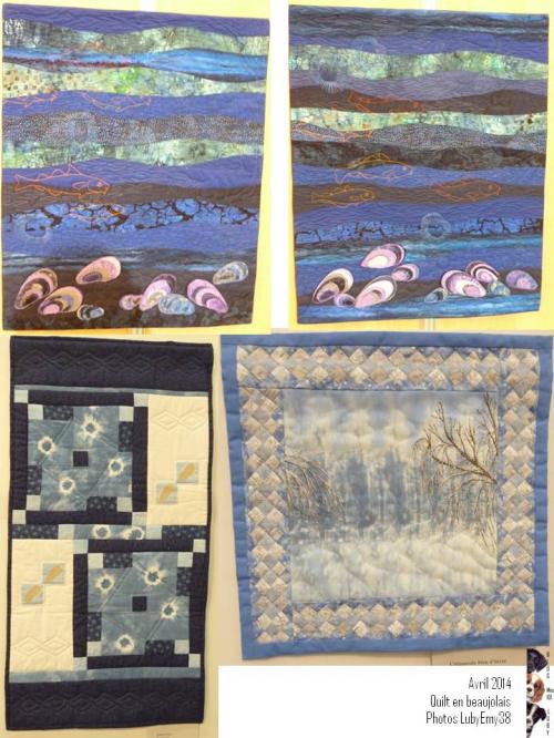 Quilt en beaujolais 2014 == > "bleu"