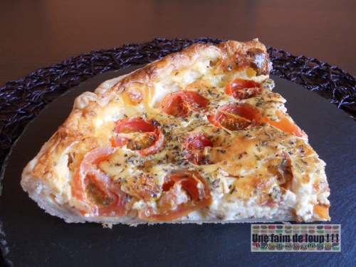 Tarte fondante tomate mozza'