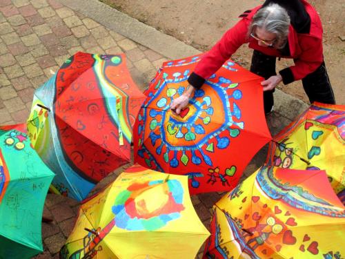 Installations de p'art à pluie contemporains ! 