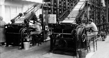 1913, Paris, Bd Brune. Fabrique de timbres-poste (cliquer pour agrandir)