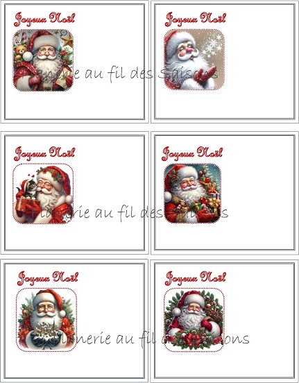 Noël ! Petites cartes ....... (2)