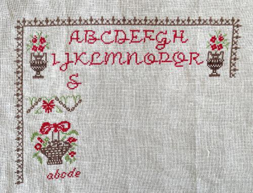 SAL Sampler fleuri 2023 étape 6