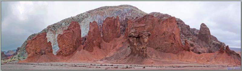 16/03/2022 après-midi : admirer la Vallée Arco Iris (Arc en ciel) suivi d'une collation en buvant un petit coup de "carmenere" furent des moments bien agréables ... - Atacama - Chili