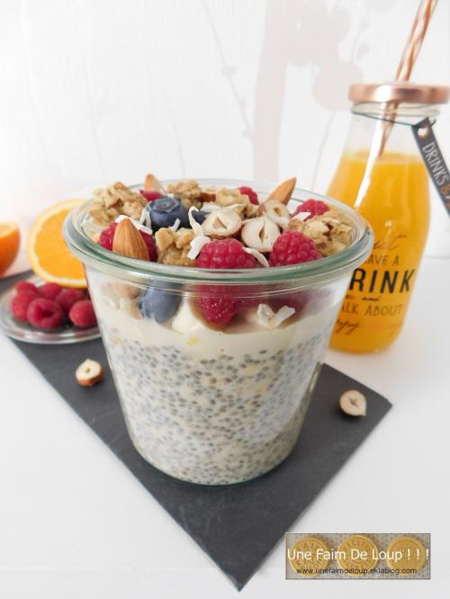 Pudding végétal aux graines de chia