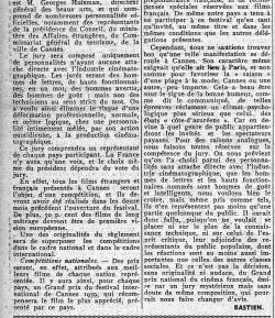  LE PREMIER FESTIVAL INTERNATIONAL DU FILM EN FRANCE (3) 10 août 1939