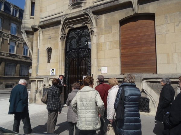 Un beau voyage à la découverte de l'Art Nouveau à Nancy, avec l'Association Culturelle Châtillonnaise