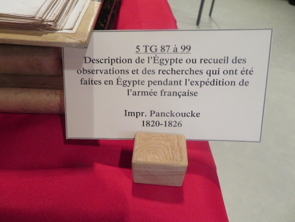 La médiathèque Victorine de Chastenay a présenté une belle exposition sur des documents appartenant au Maréchal Marmont