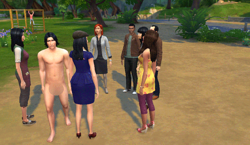 Tout nu et tout bronzé !