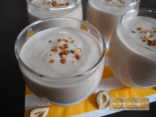 Crème dessert "Vegan" aux noisettes