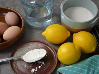 Ingrédients pour la crème au citron / I.G.